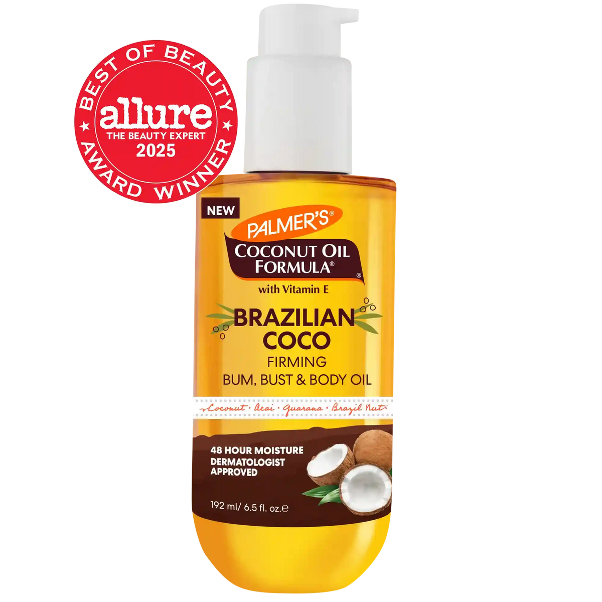 Brazilian Coco Firming Bum, Bust & Body Oil