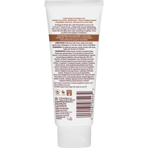Raw Coconut Sugar Facial Scrub